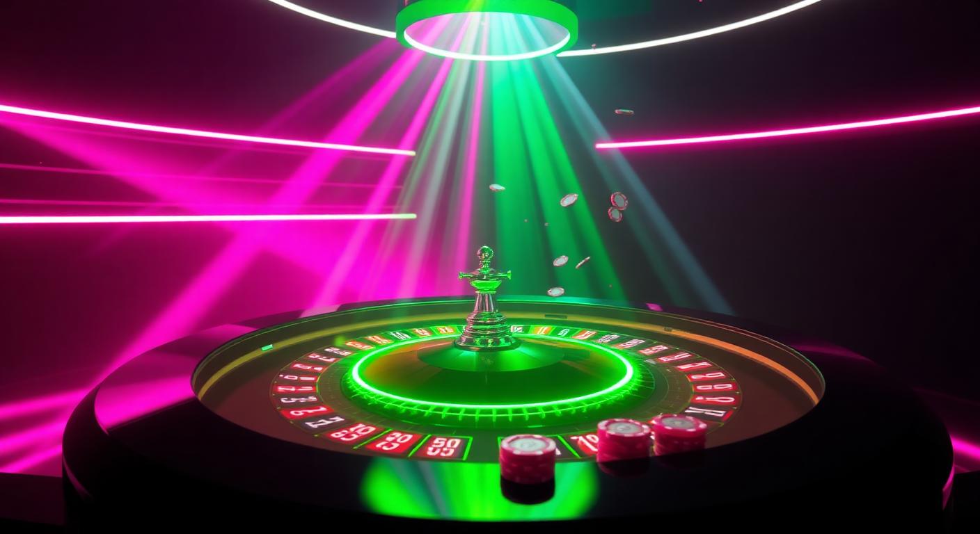 Speelkaarten op een groene casinotafel